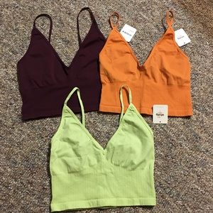 Free People Bralette Lot XS/S NWT